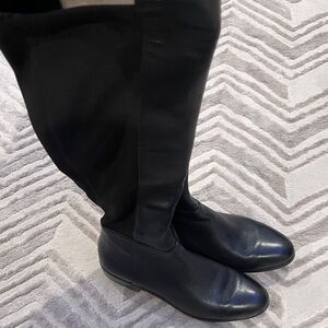 Michael  Michael Kors Black Knee-High Boots leather